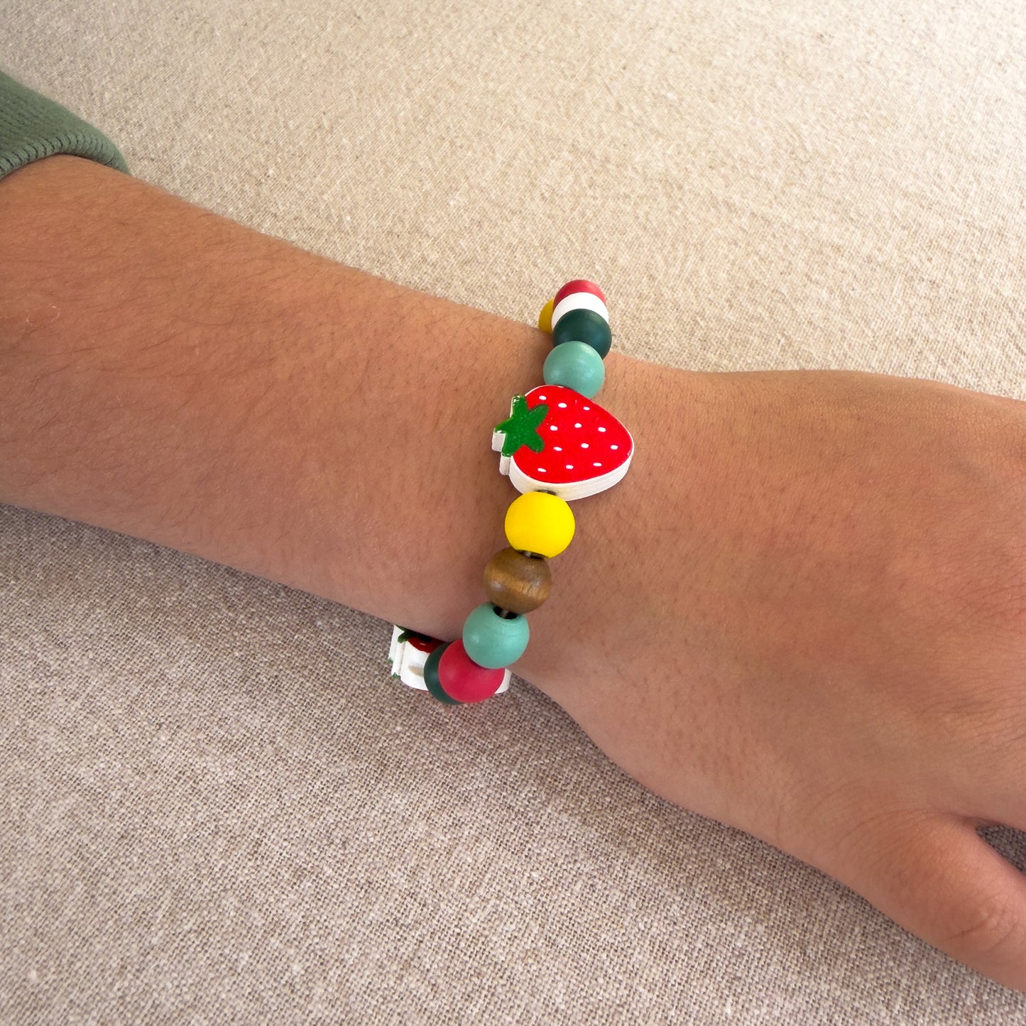 Cotton Twist - Strawberry Bracelet Beading Kit