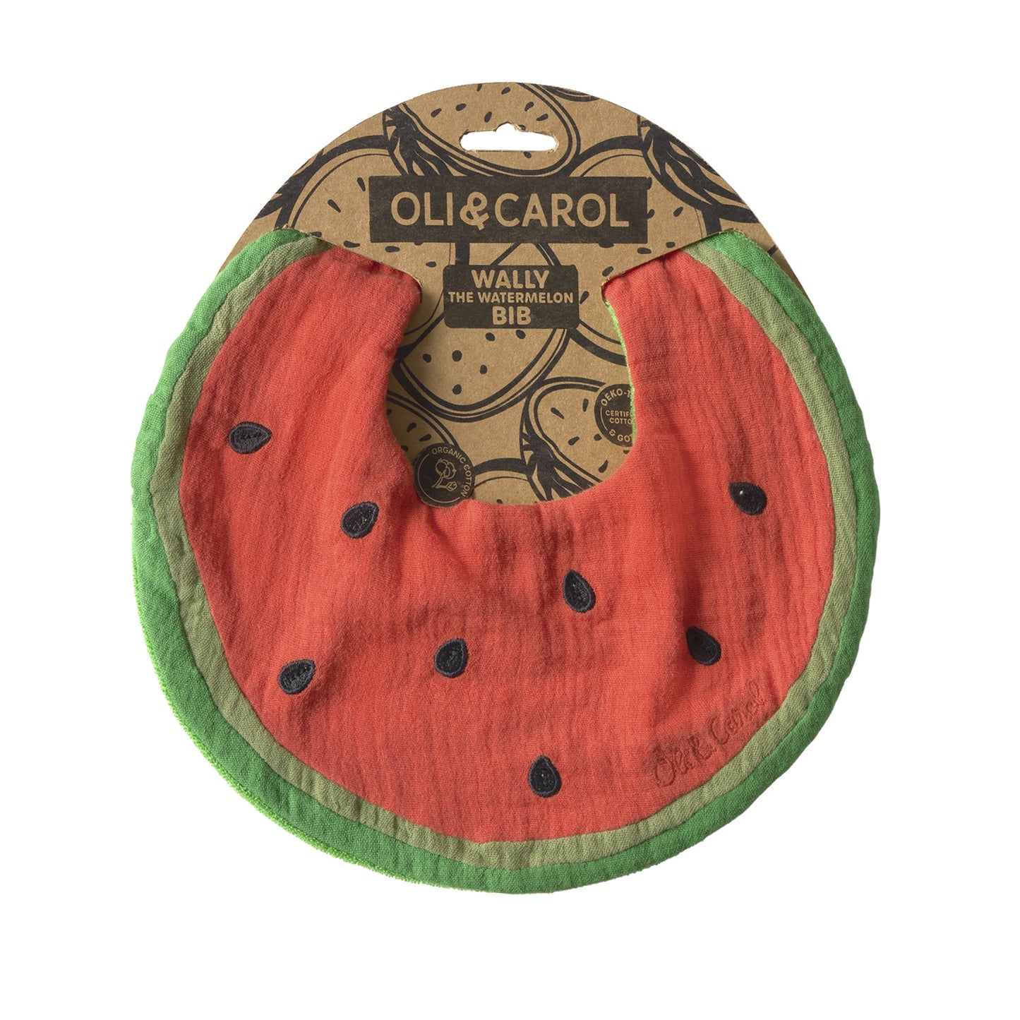 Oli & Carol - Wally The Watermelon Bib