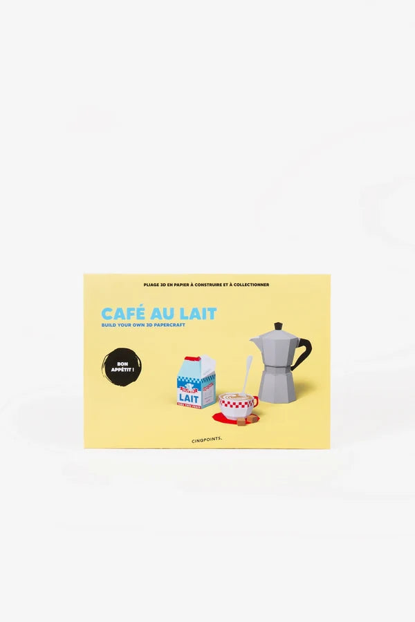 Cinqpoints - Papercraft Café au Lait - 3D Paper Folding