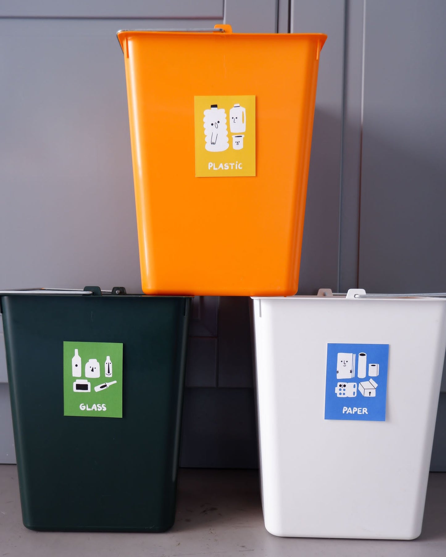 Color Square "Recycling labels"