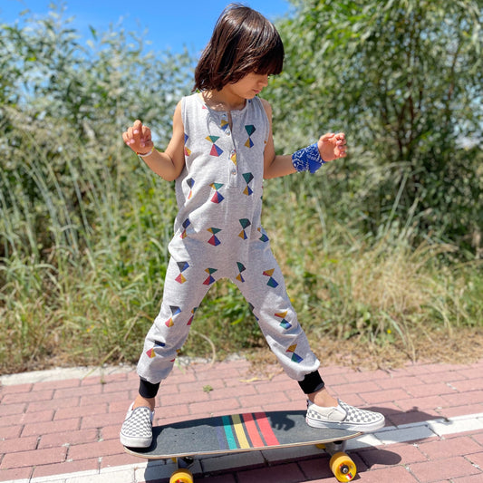 Pyramid-hourglasses Jumpsuit