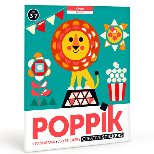 Poppik - Circus Sticker Panorama Poster