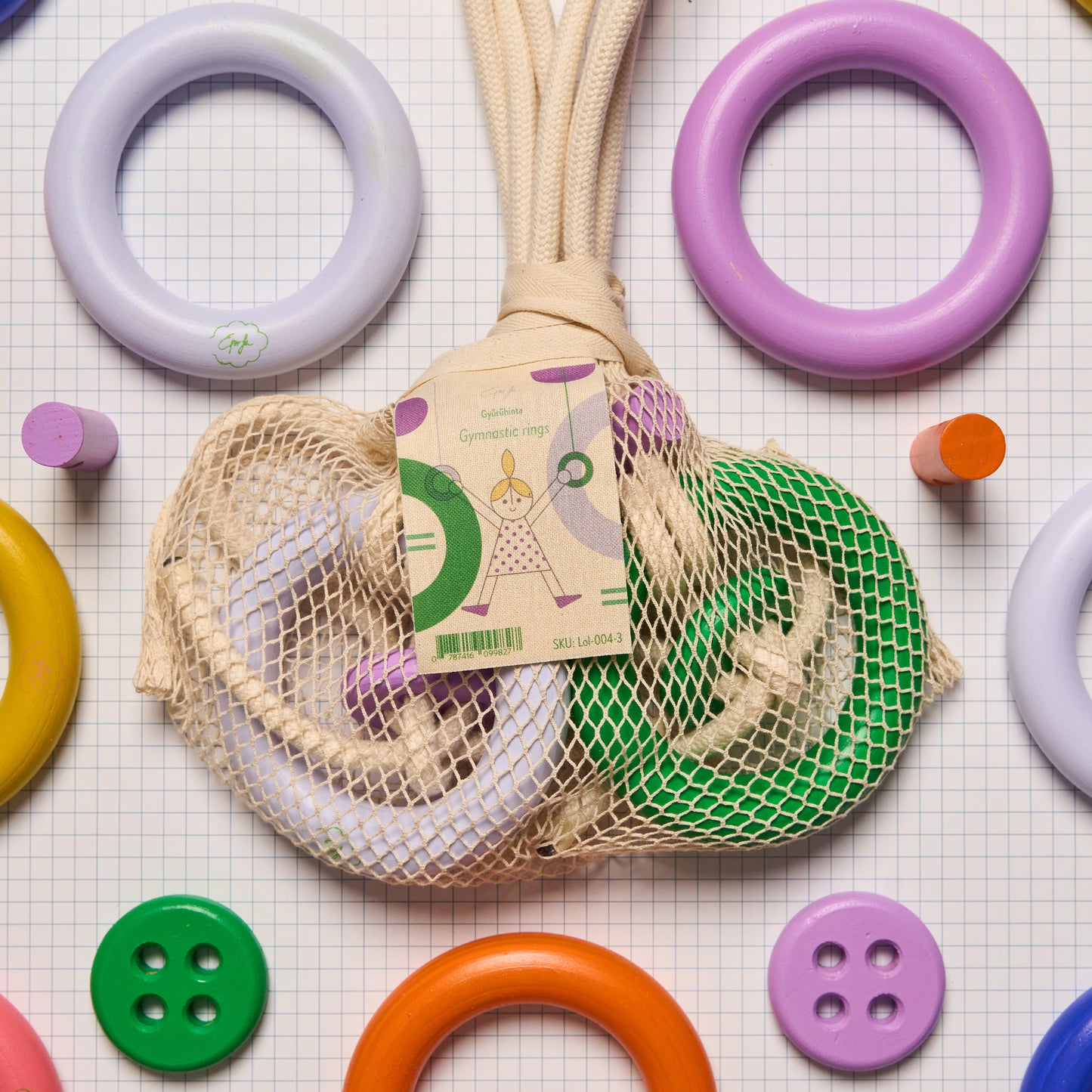 Eperfa - Gymnastic rings Green