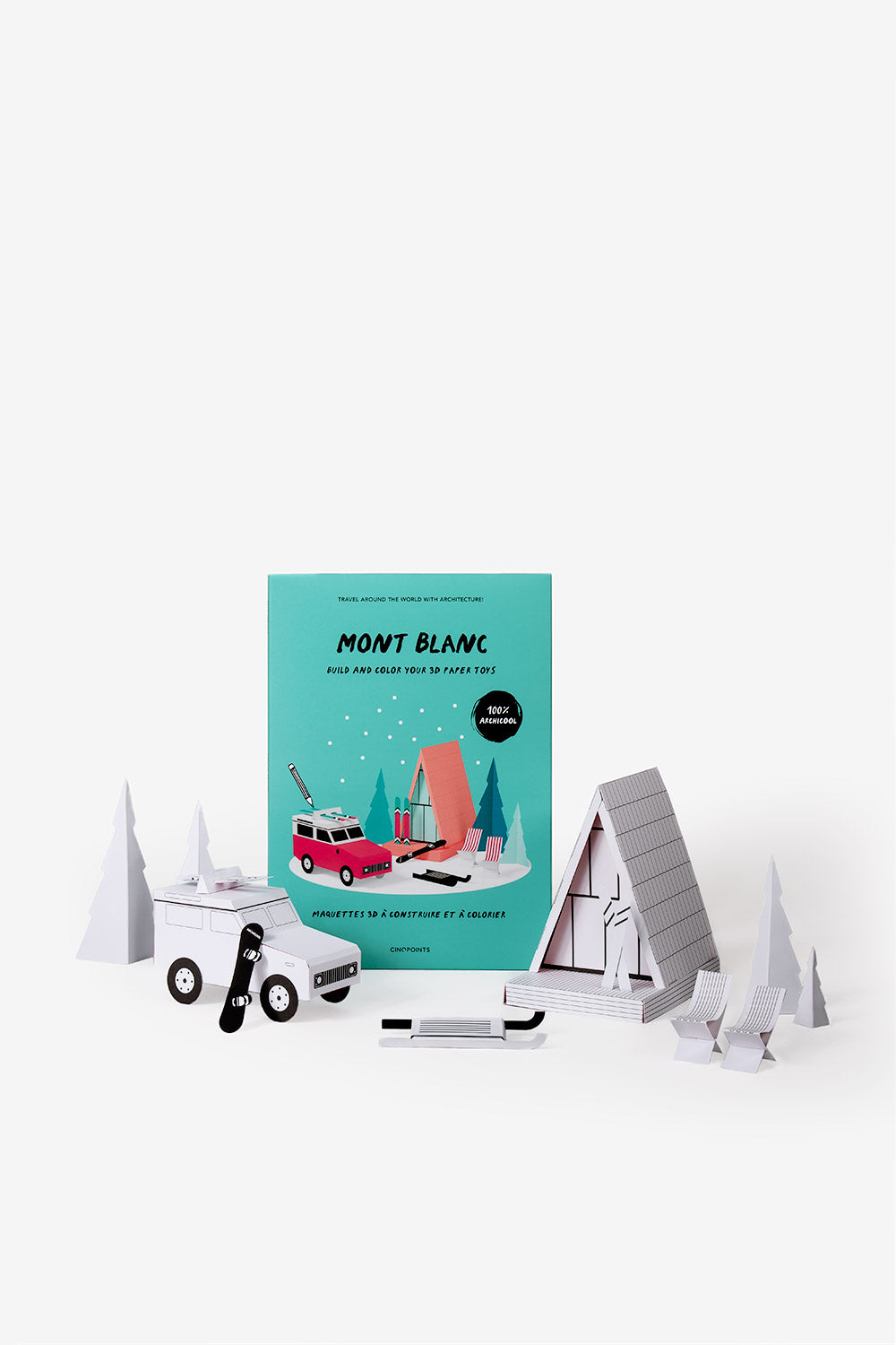 CinqPoints - Paper Toy Mont Blanc