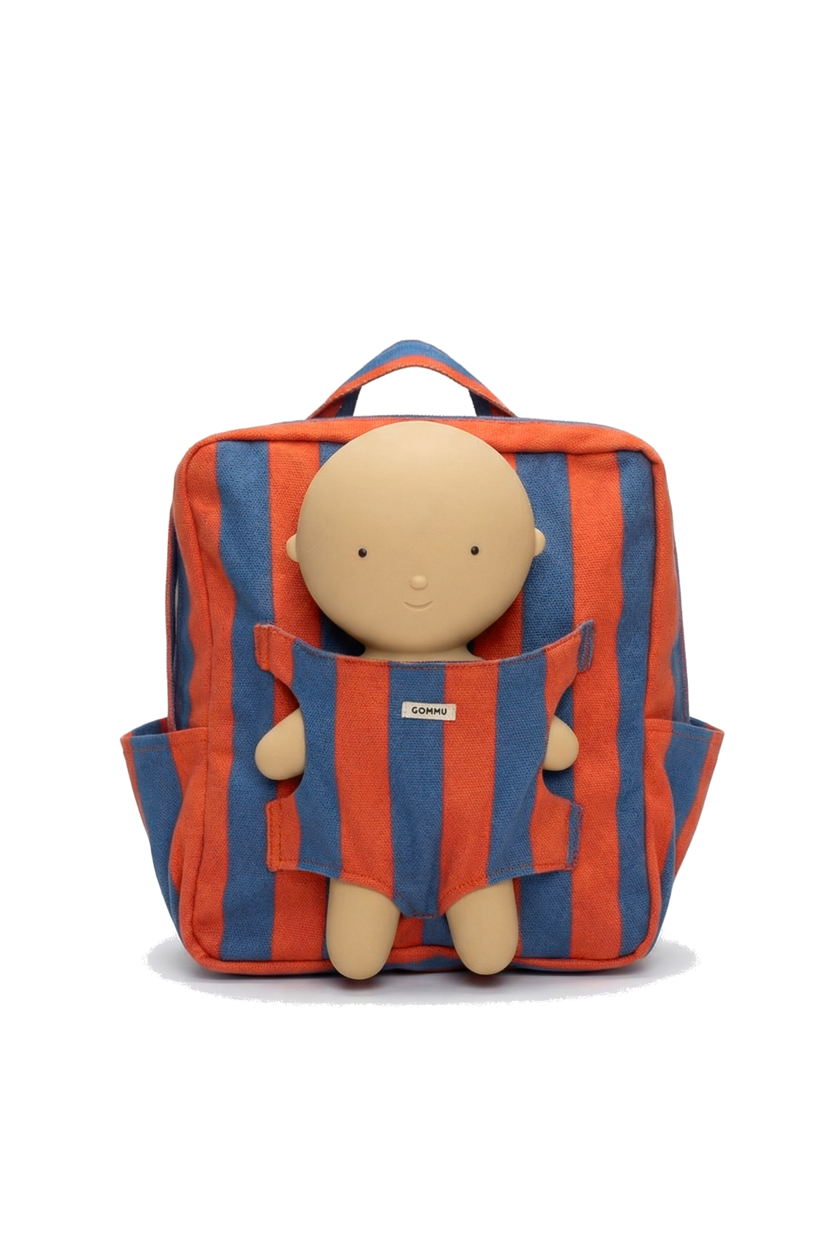 Gommu - Gommu Big stripes Backpack (LIGHT NAVY/SUMMER RED)