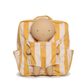 Gommu - Gommu Big stripes Backpack (SOFT YELLOW/LIGHT CREAM)