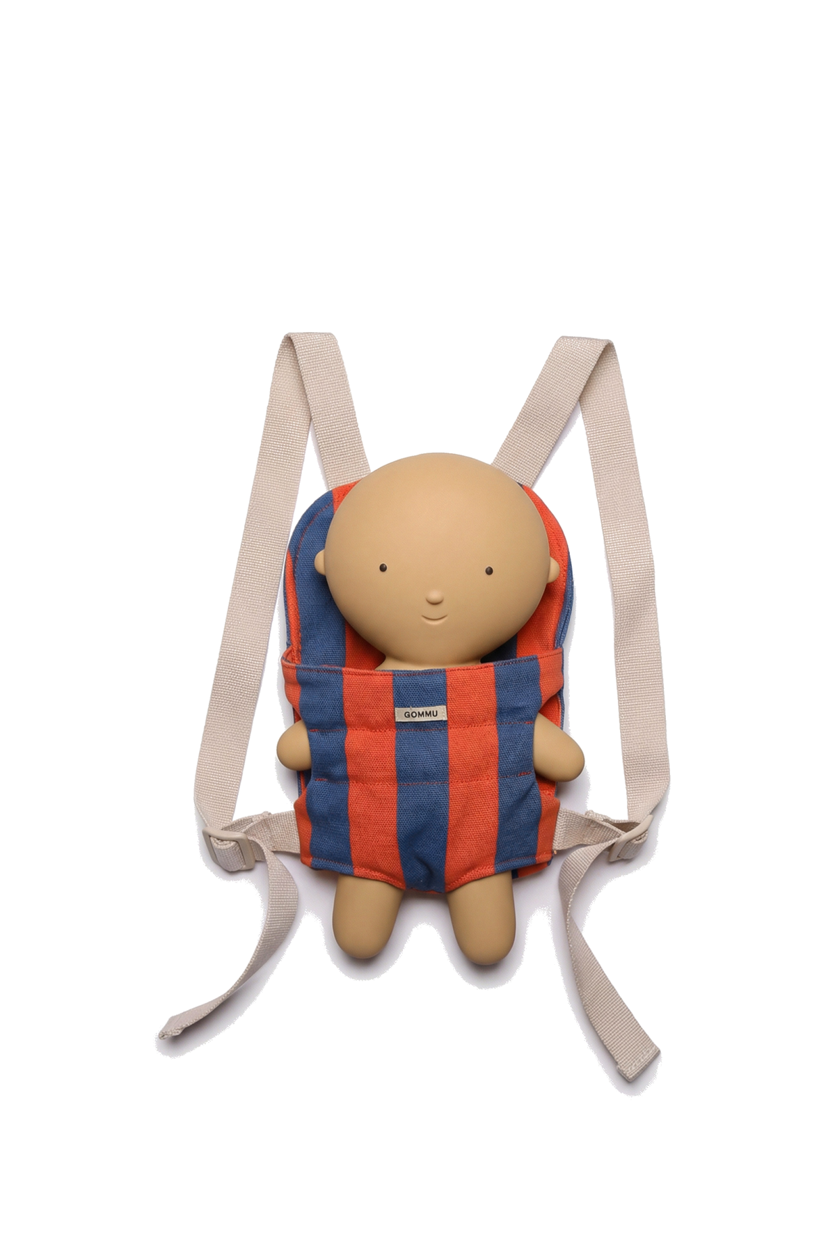 Gommu - Gommu big stripes Carrier (LIGHT NAVY/SUMMER RED)