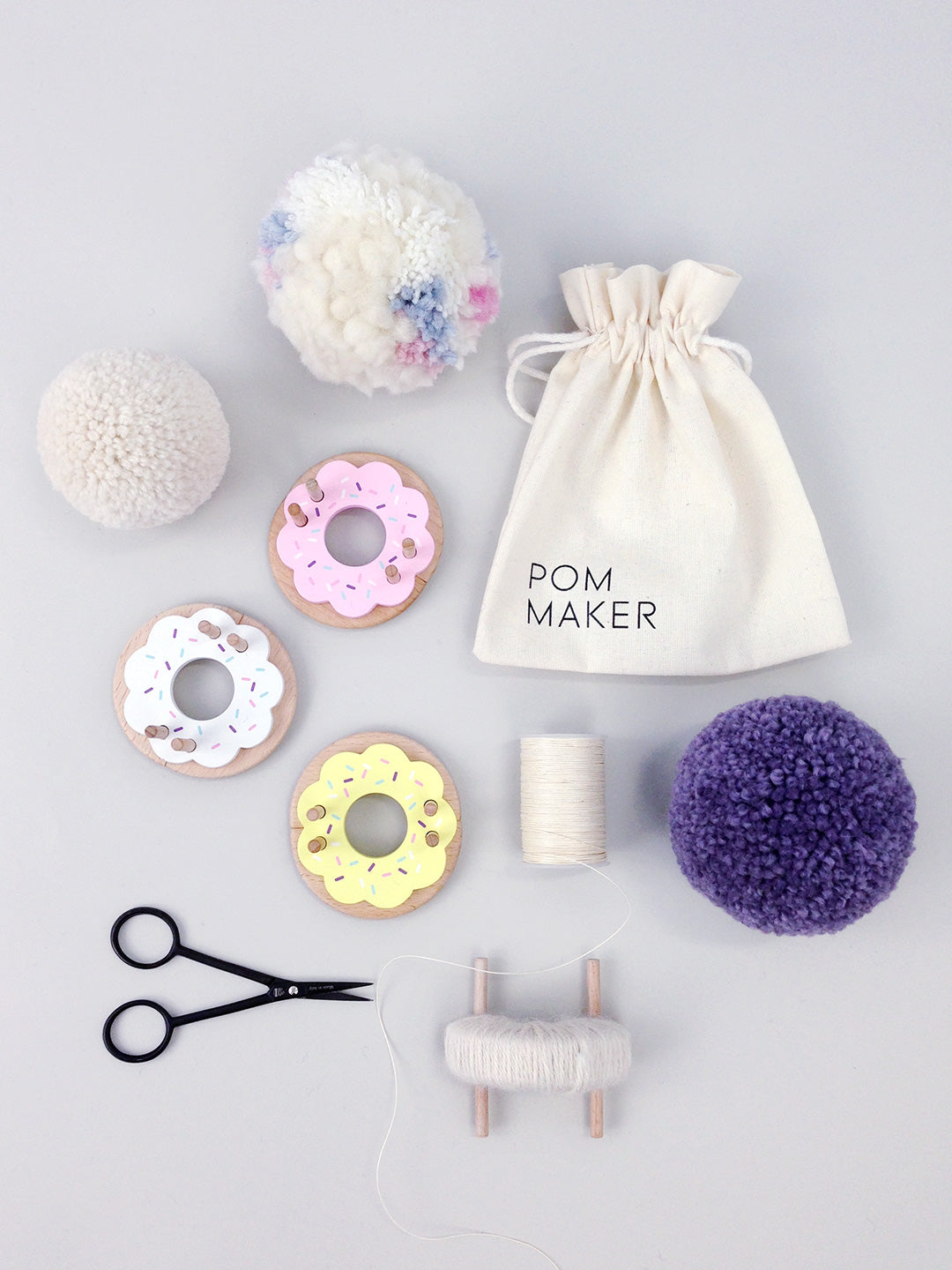 Pom Maker - Donut Pom Maker vanilla (medium)