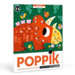 Poppik - Dinosaur Sticker Panorama Poster