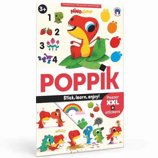 Poppik - Nino Dino sticker poster