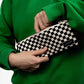 CinqPoints - Small checkered pencil case