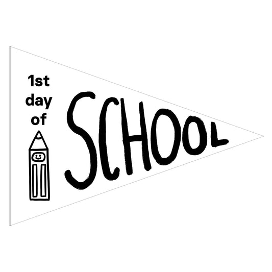 Color Square “1st Day of School Flag”