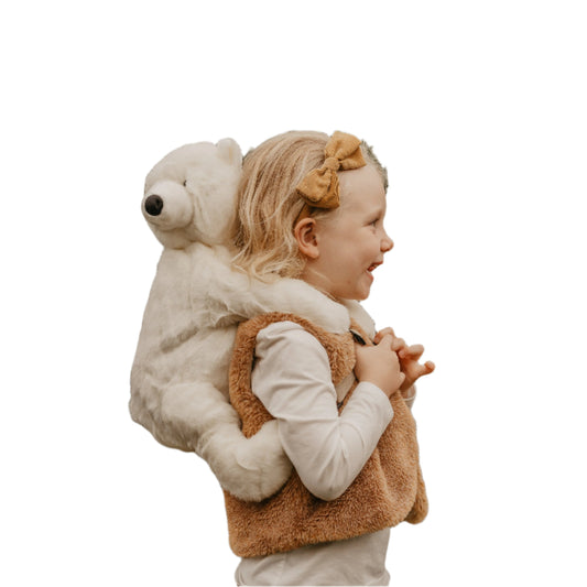 Wild & Soft - Backpack polar bear