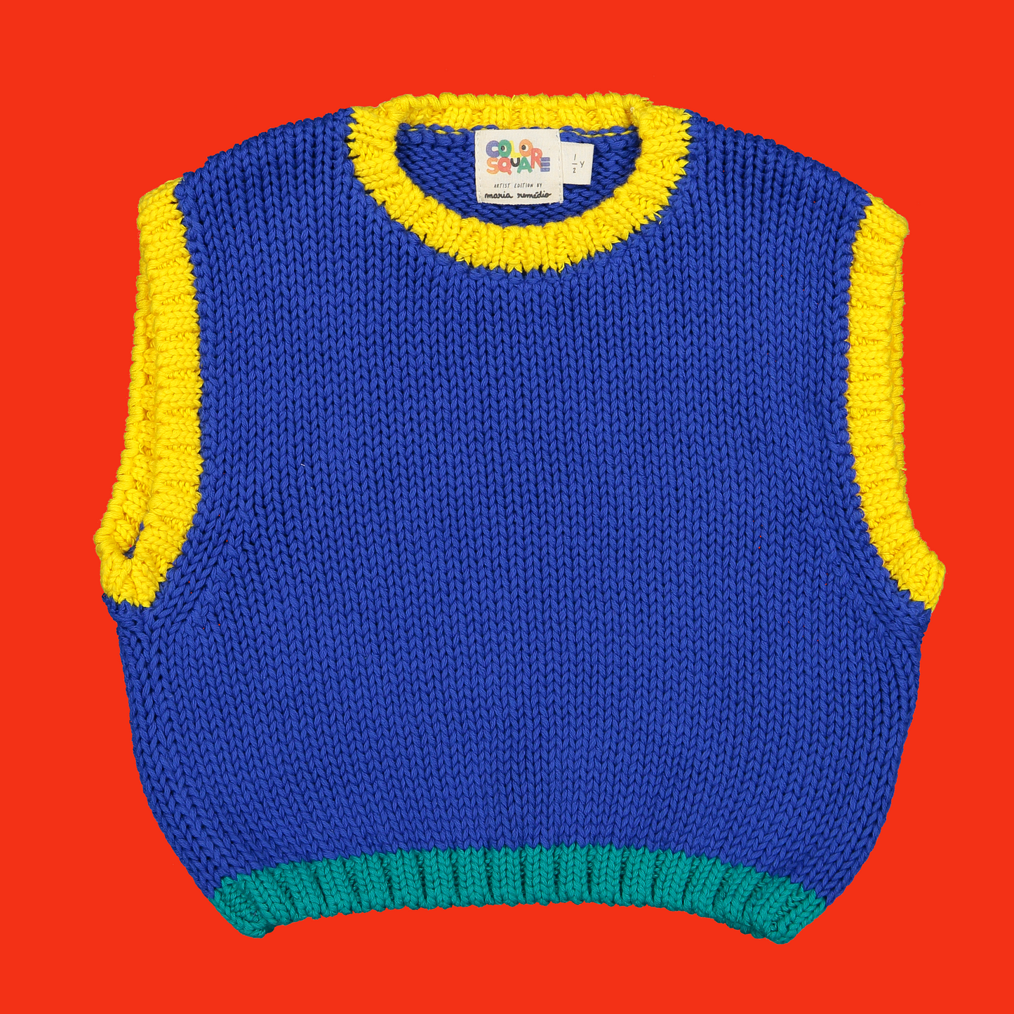 Knit colorful Vest