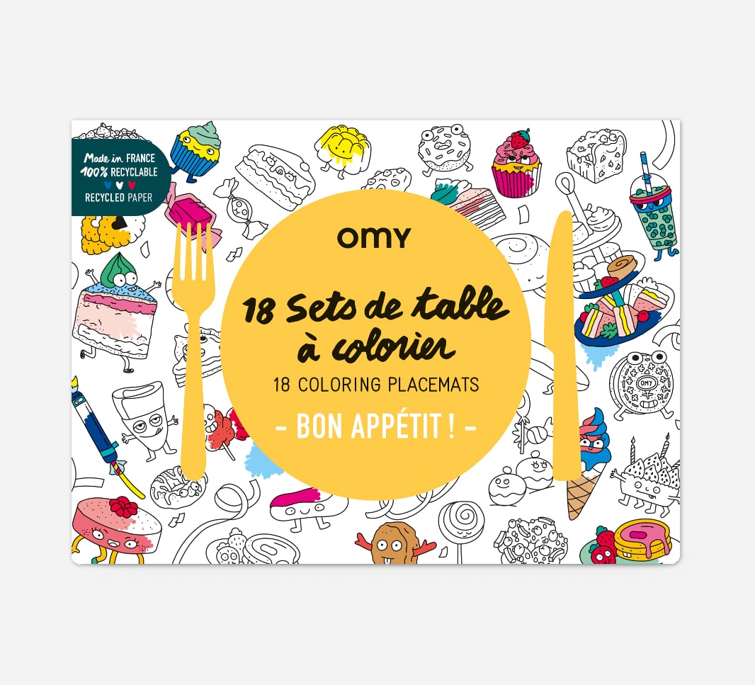 Omy - Bon Appetit - Paper placemats