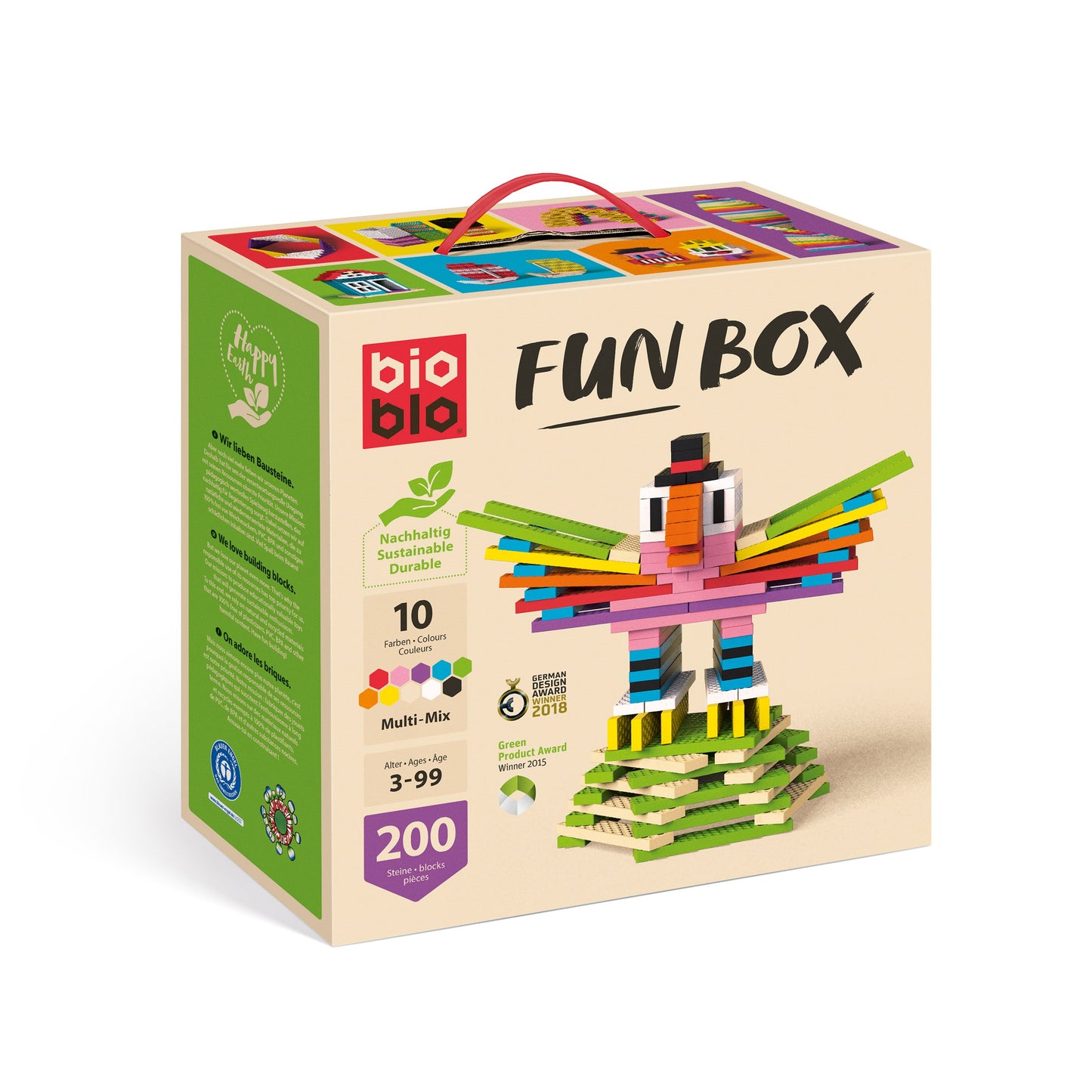 Bioblo - Fun Box "Multi-Mix" with 200 blocks
