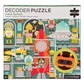 Petit Collage - Robot Factory 100-Piece Decoder Puzzle