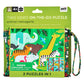 Petit Collage - Two Sided Animal Menagerie On-The-Go Puzzle