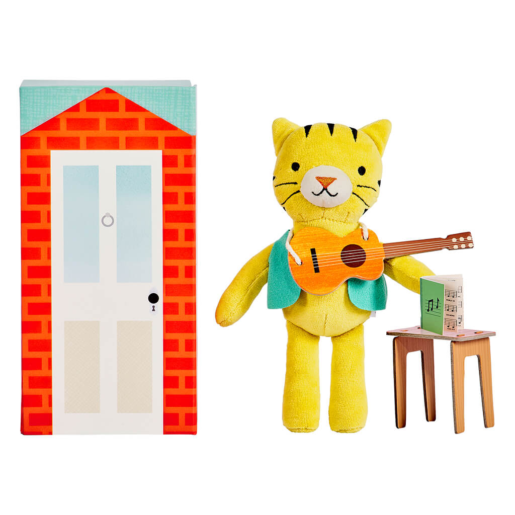 Petit Collage - Theodore The Tiger Animal Play Set