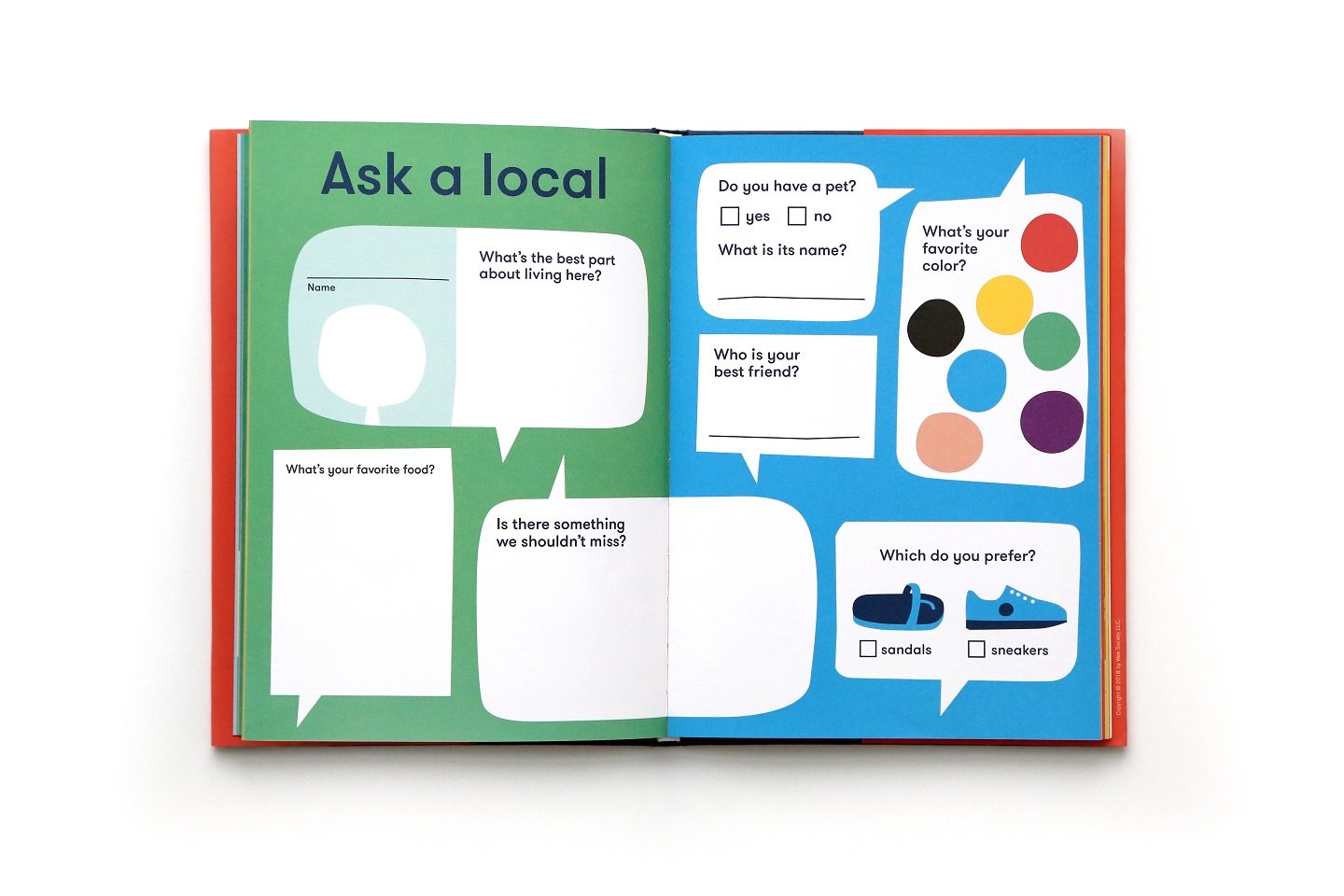 Go! Blue : A Kids' Interactive Travel Diary and Journal