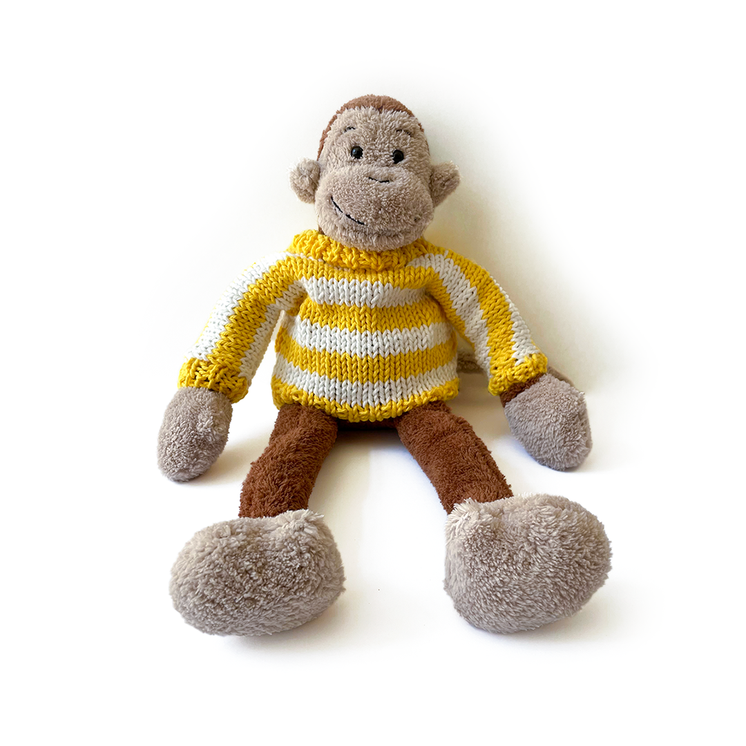 Soft toy Knit sweater - Yellow