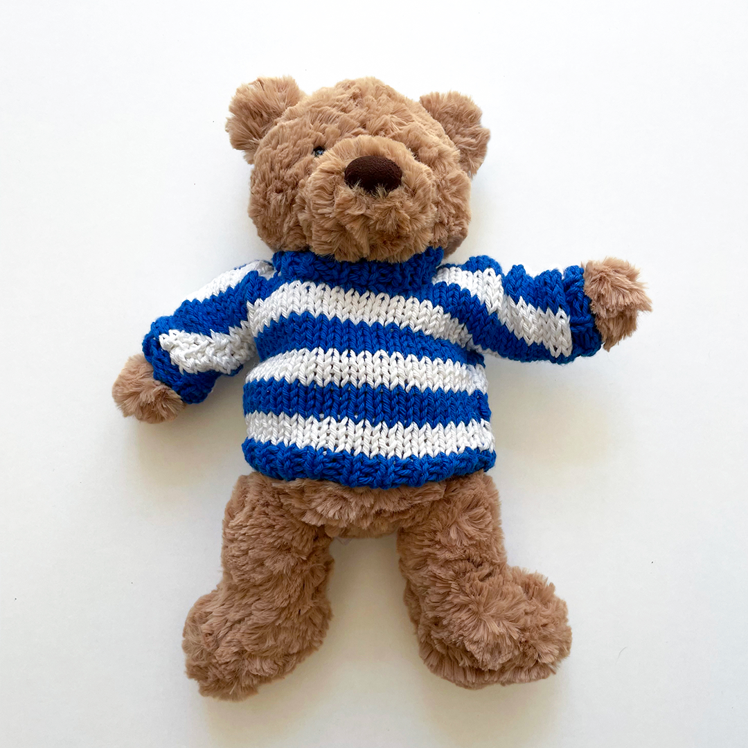 Soft toy Knit sweater - Blue ( azul)