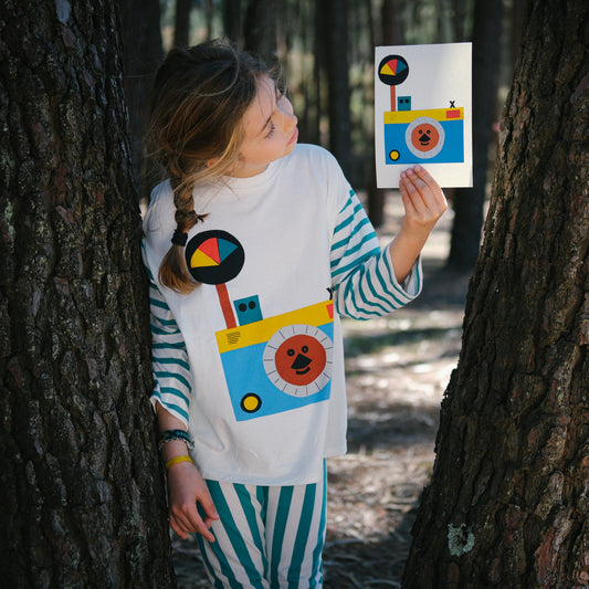 T-shirt Máquina fotográfica 