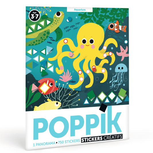 Poppik - Aquarium Sticker Panorama Poster
