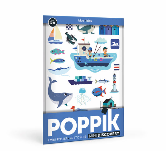 Poppik - Seaside  sticker Mini Poster