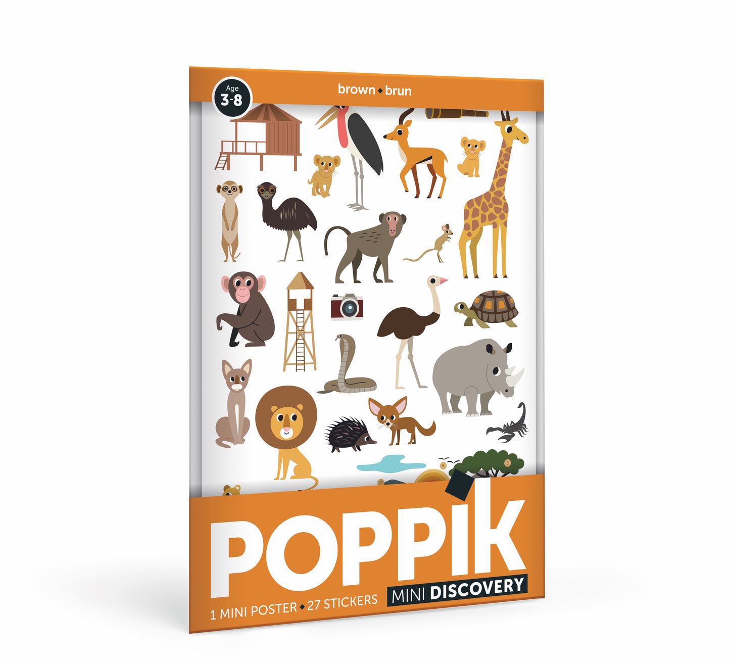 Poppik - Savannah sticker Mini Poster