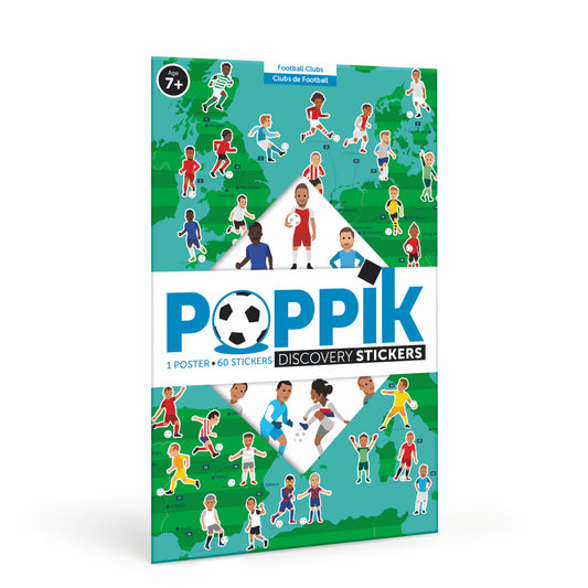 Poppik - Football sticker Poster
