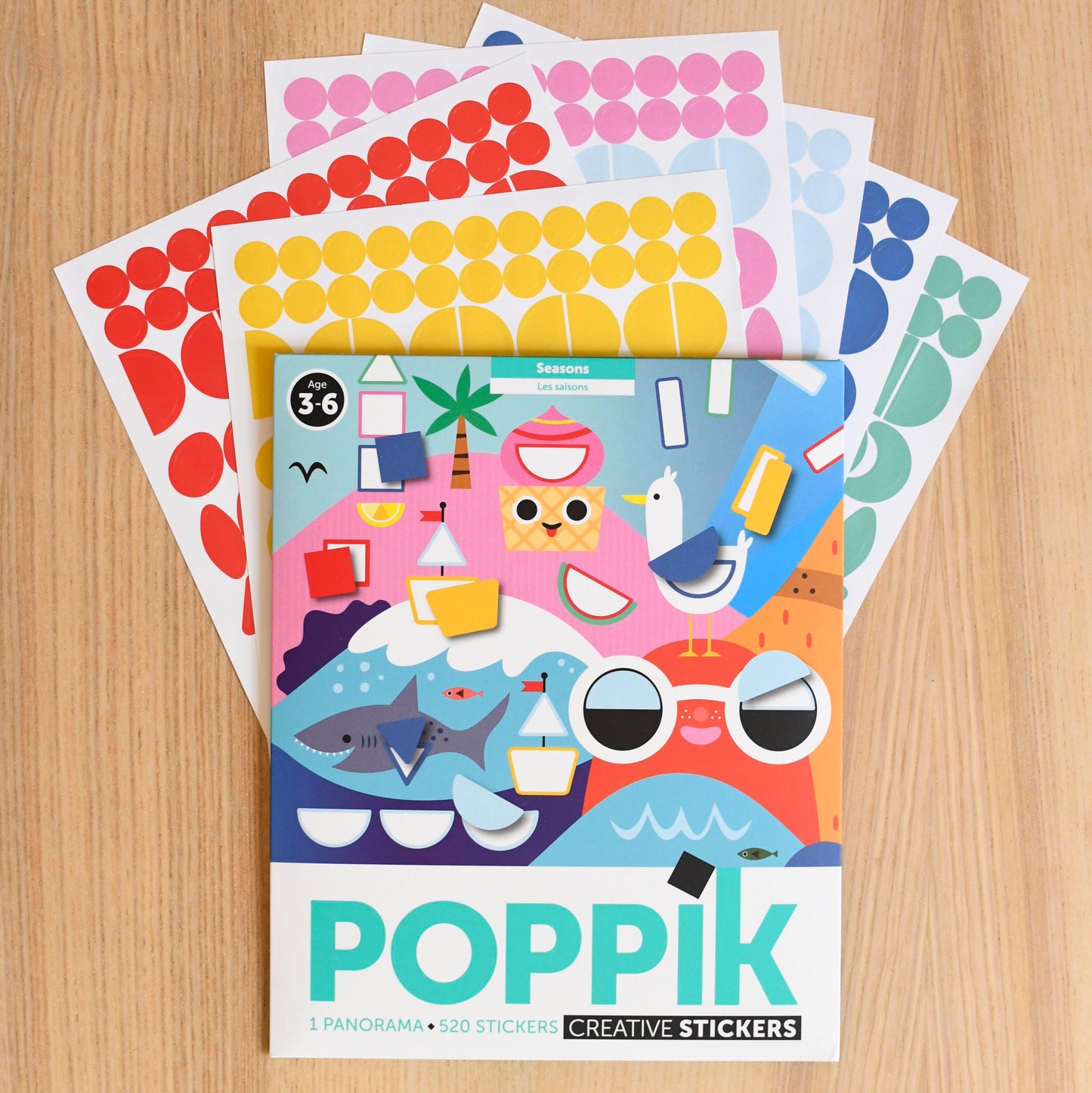 Poppik - Seasons  Sticker Panorama Poster