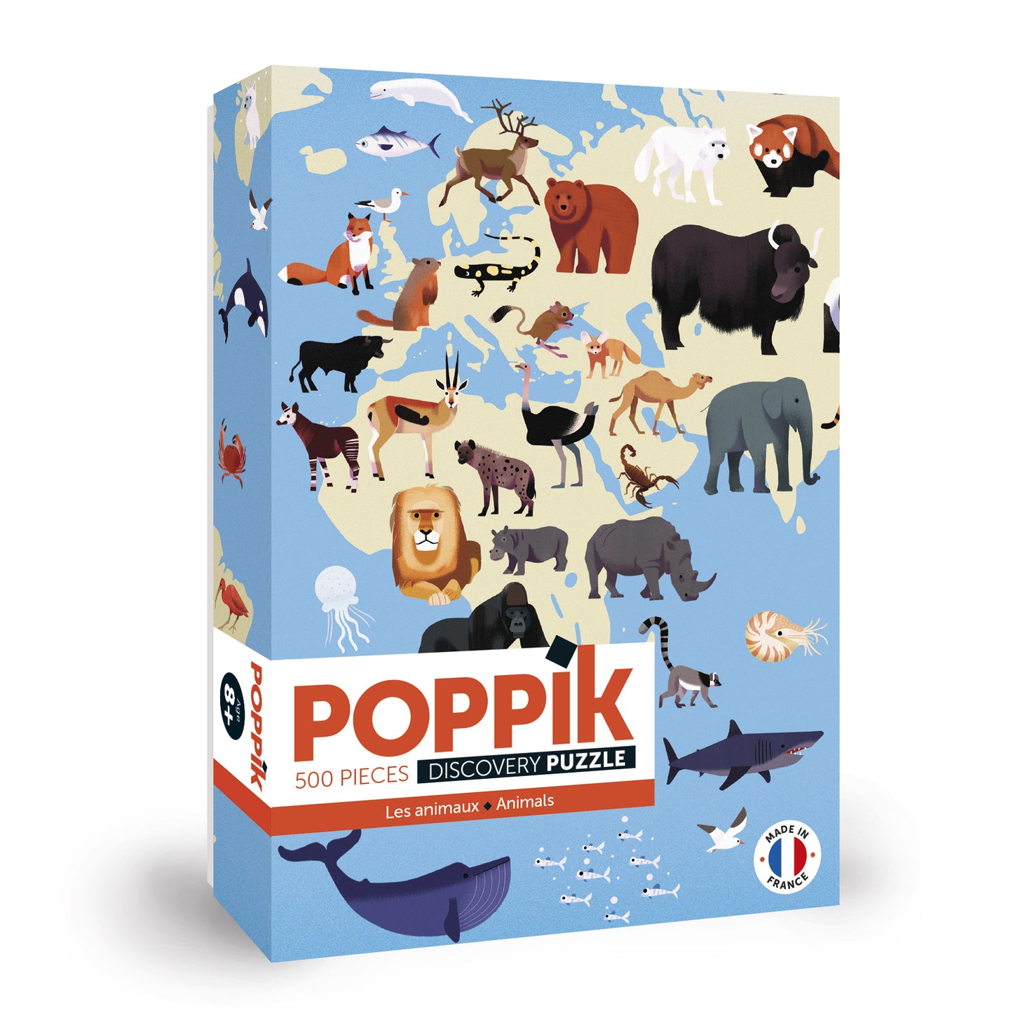 Poppik - Animals of the World Puzzle - 500 Pieces