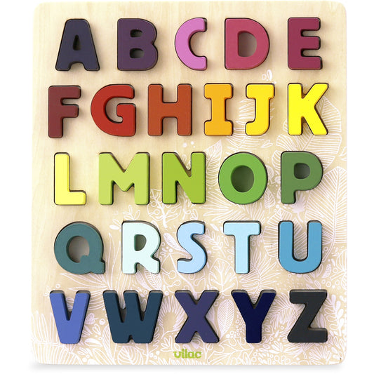 Vilac - An ABC alphabete shape puzzle to sort under the canopy